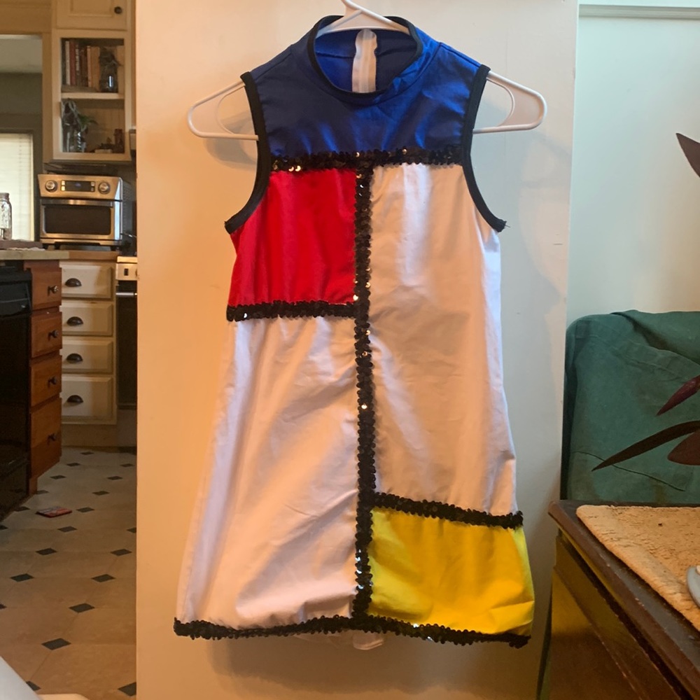 Weissman Color Block Dance costume, size large child